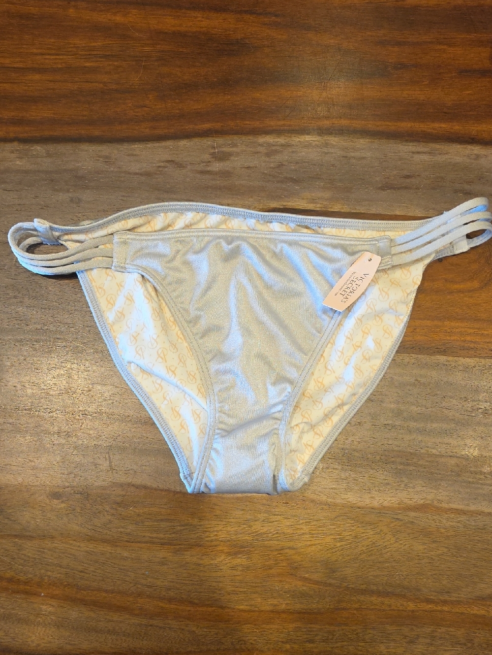 Victoria's Secret Silver Bikini Bottoms